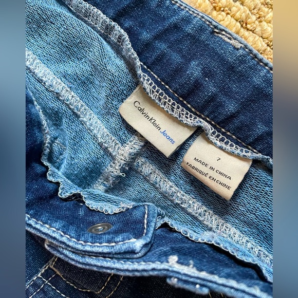 Girls Calvin Klein Jeggings ( Size 7 ) - Picture 2 of 3